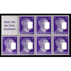 ALEMANIA 1941 ESTAMPILLAS SE-TENANT ZUSAMMENDRUCKE NUEVAS MINT